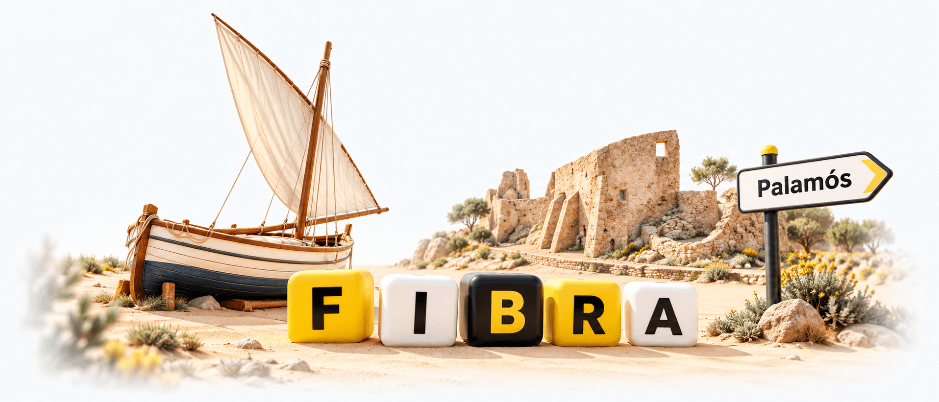 Fibra optica en Palamós