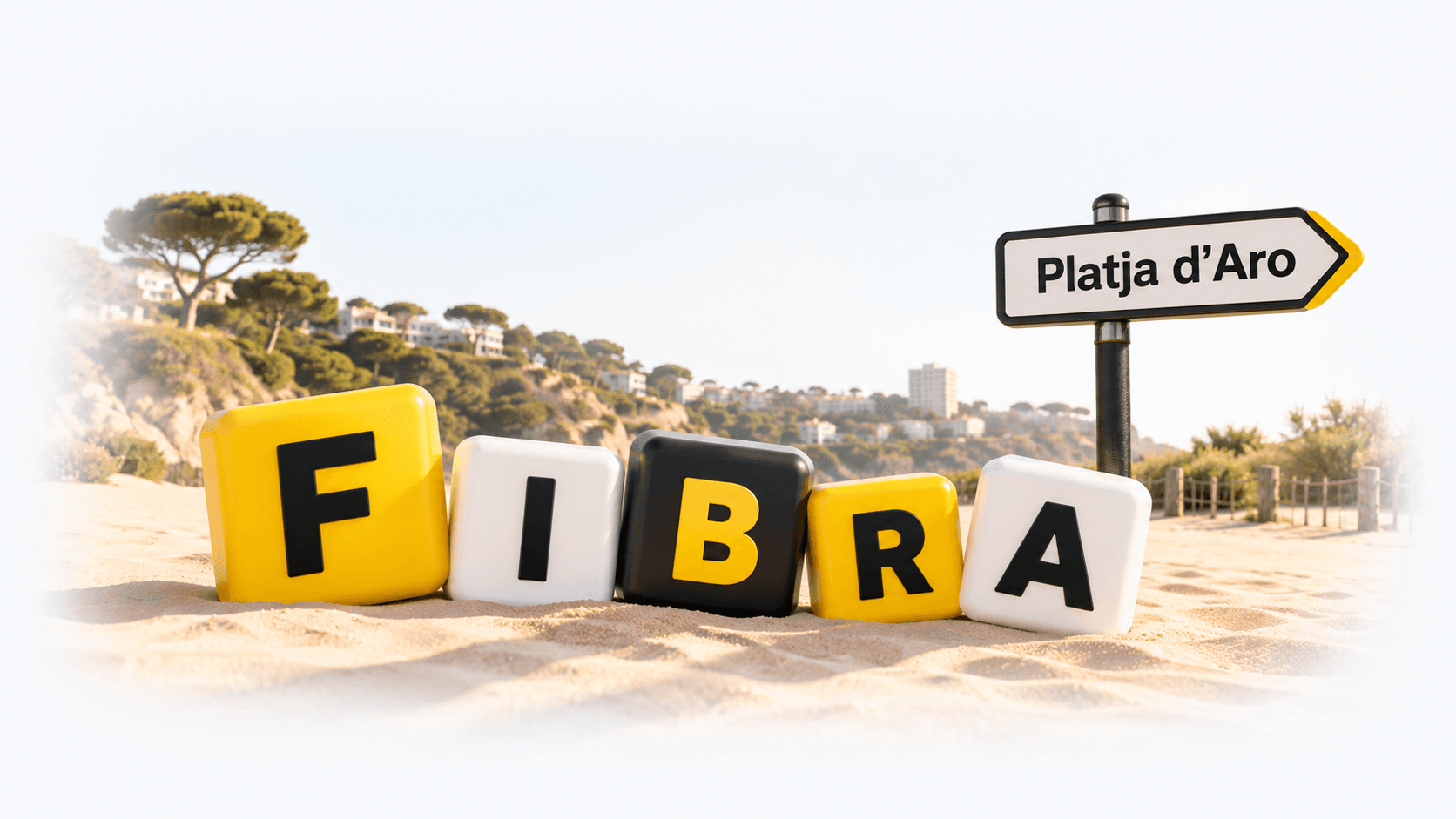 Fibra optica en Platja d'Aro
