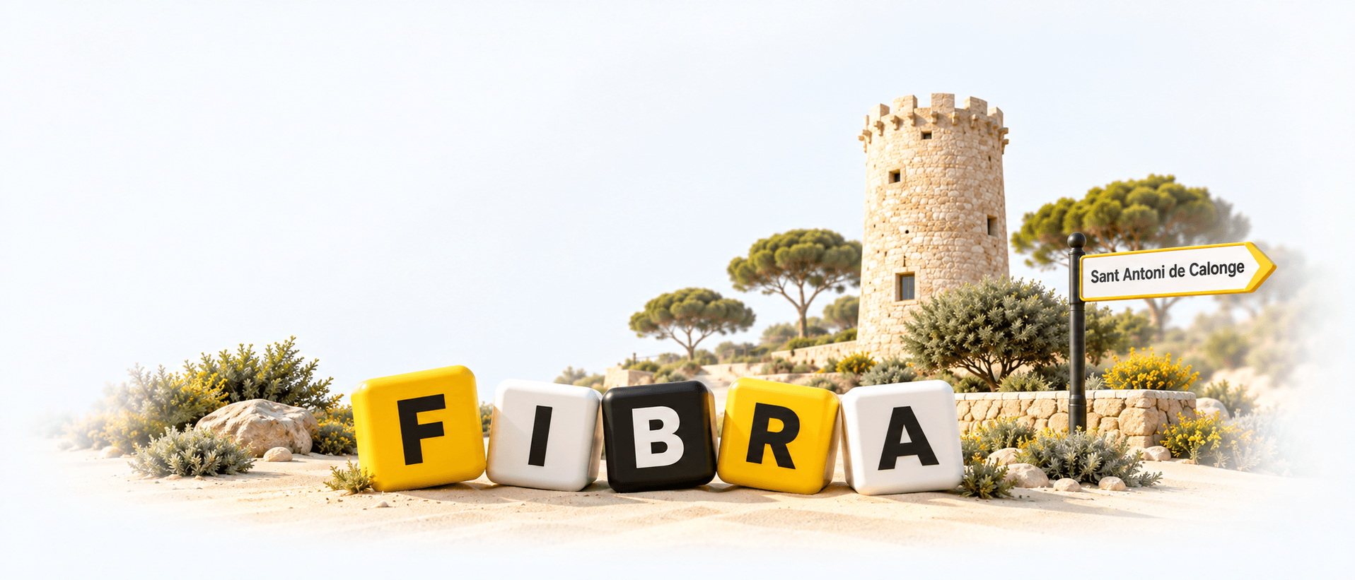 Fibra optica en Sant Antoni de Calonge