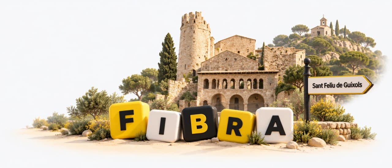 Fibra optica en Sant Feliu de Guíxols